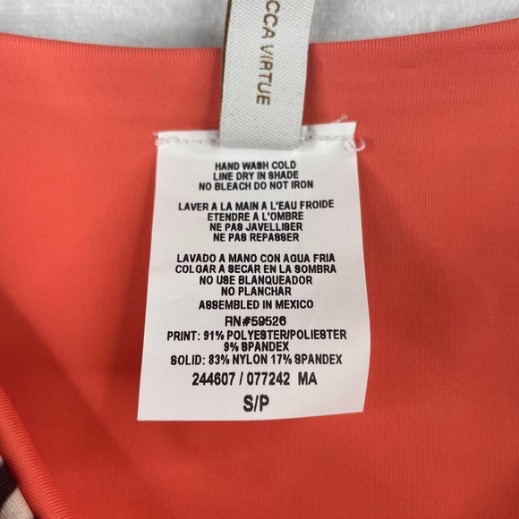 Becca Women's Animal Kingdom Vintage High Waist Swim Bottoms Size Small - Picture 4 of 5